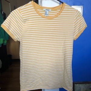 Forever 21 striped ringer tee
